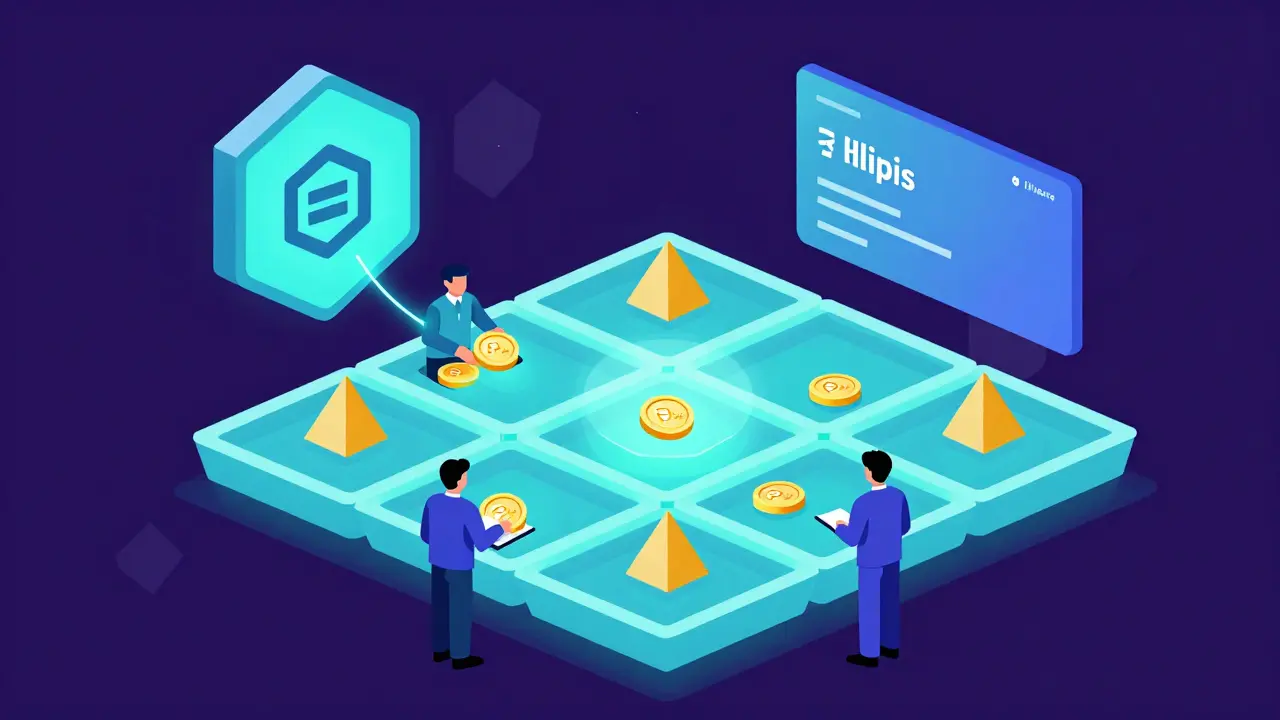 Web3 wallet connecting to Ellipsis liquidity pools with EPX tokens being earned