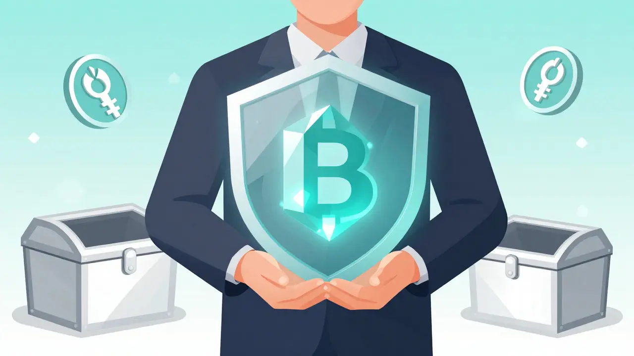 Geometric digital wallet and shield protecting crypto assets