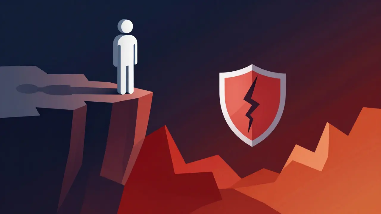 Stylized geometric depiction of DeFi security risks