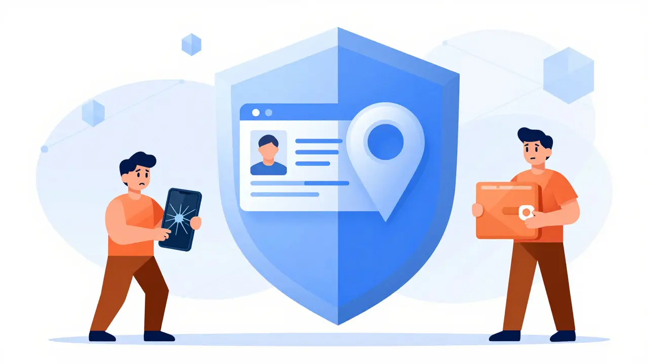 Illustration of digital identity verification and location checks