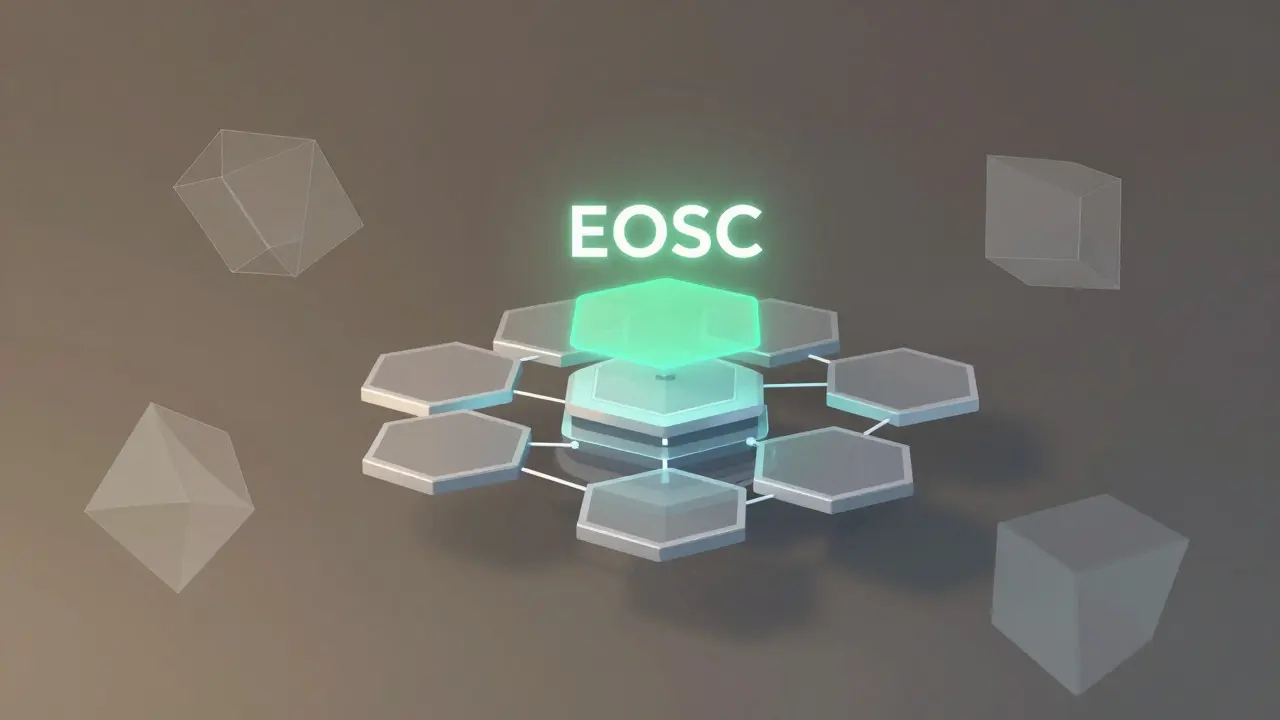Stylized geometric network nodes fading into muted colors, symbolizing low crypto liquidity.