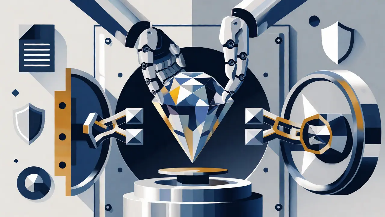 Institutional capital secured in a compliant geometric vault